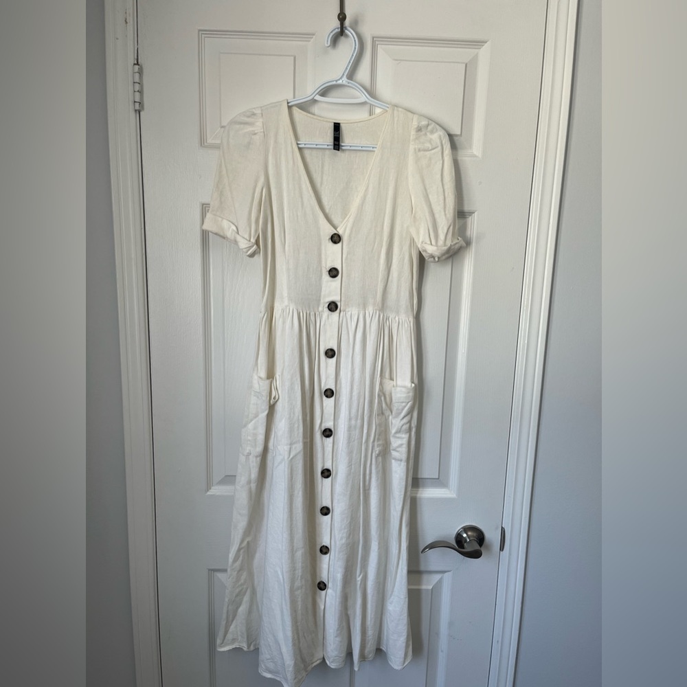 ZARA Linen Dress (Size XS) - Picture 2 of 8